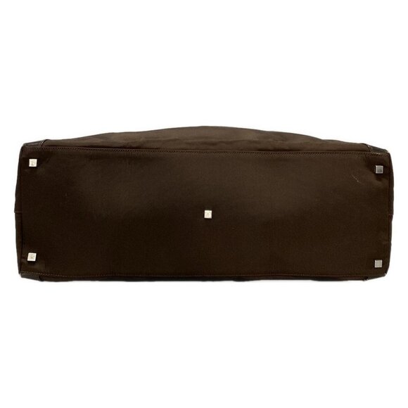 Auth GUCCI - 016210 Brown Dark Brown Chemical Fiber Boston Bag - Picture 4 of 9